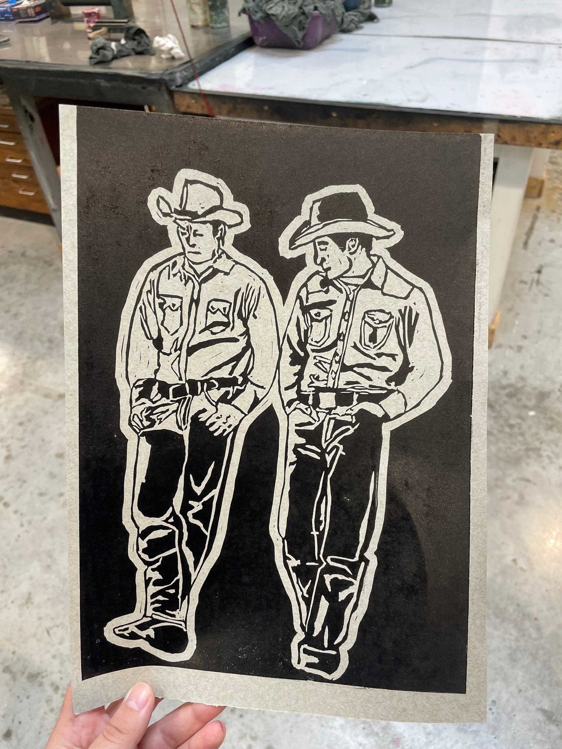 Gay Cowboys Print