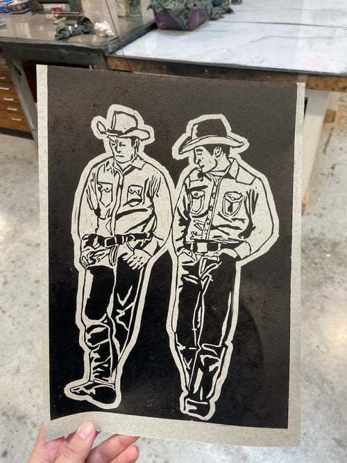 Gay Cowboys Print
