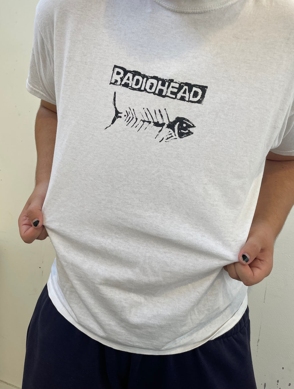 Radiohead Fish Skeleton t-shirt